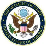 A picture of the united states department of state seal.