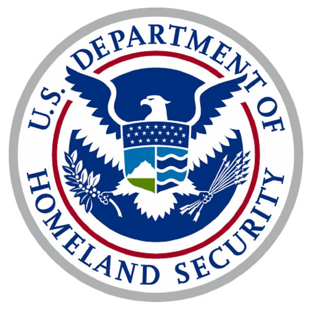 A u. S. Department of homeland security seal